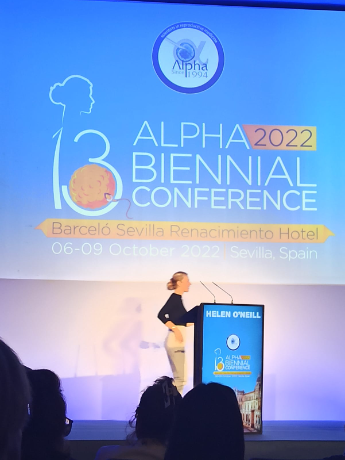 Alpha Biennial Conference podium